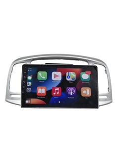 X-All Android screen Hyundai Accent 2009 RAM 4GB memory 32GB supports CarPlay TS18 processor with decoration  - Image 1