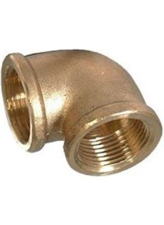 Yellow Threaded Elbow 1/2"