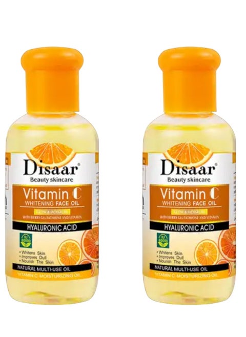 Vitamin C Whitening Face Oil With Hyaluronic Acid 75 ML 2 PCS