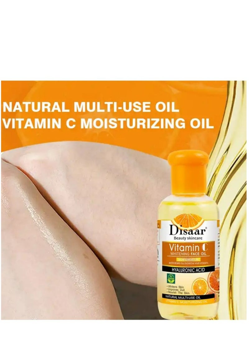Disaar - Vitamin C Whitening Face Oil With Hyaluronic Acid 75 ML 2 PCS - Image 1