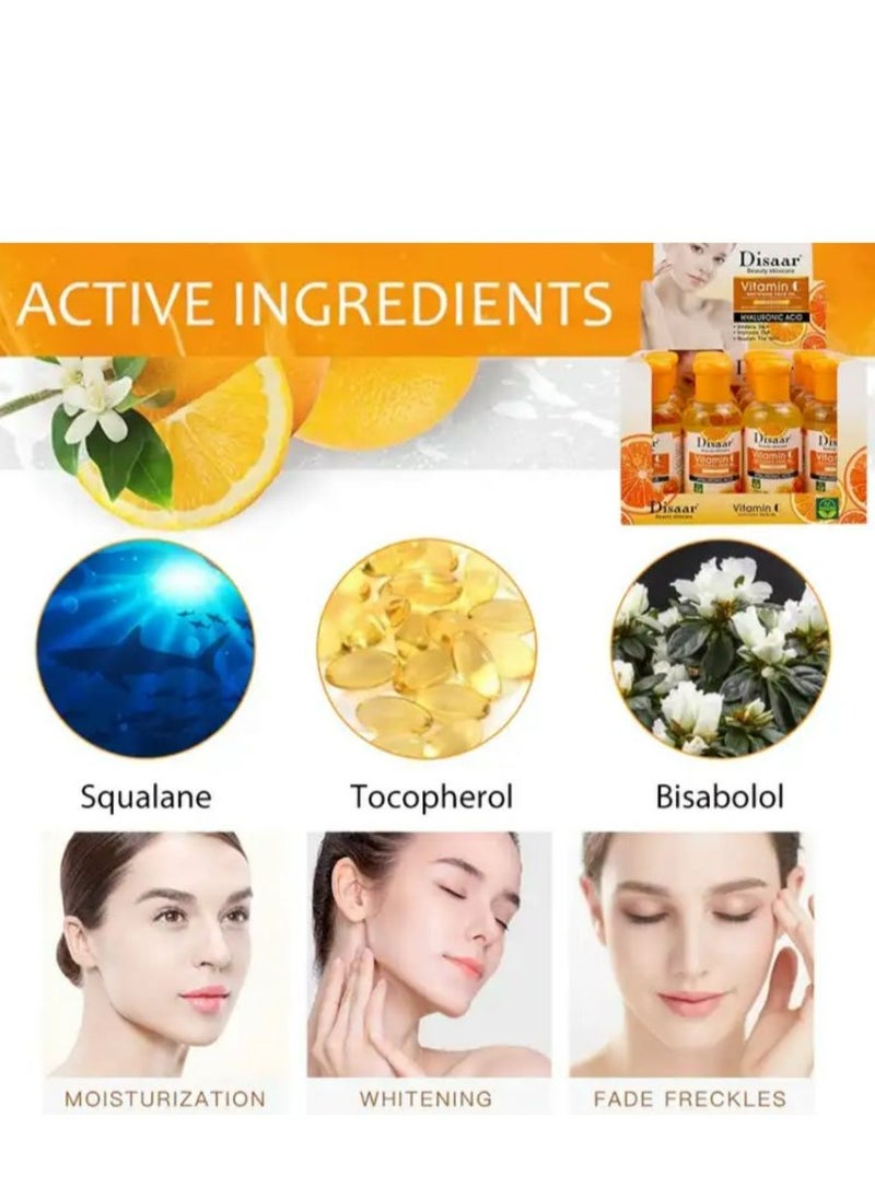 Disaar - Vitamin C Whitening Face Oil With Hyaluronic Acid 75 ML 2 PCS - Image 1