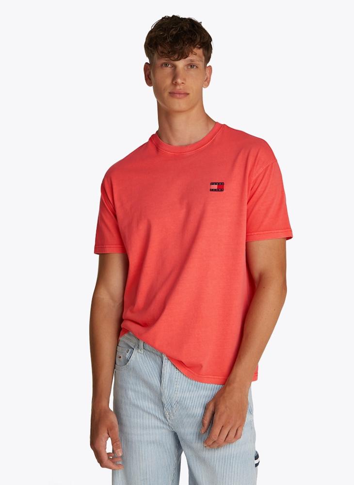 TOMMY JEANS Relaxed Cotton Label T-Shirt  - Image 1