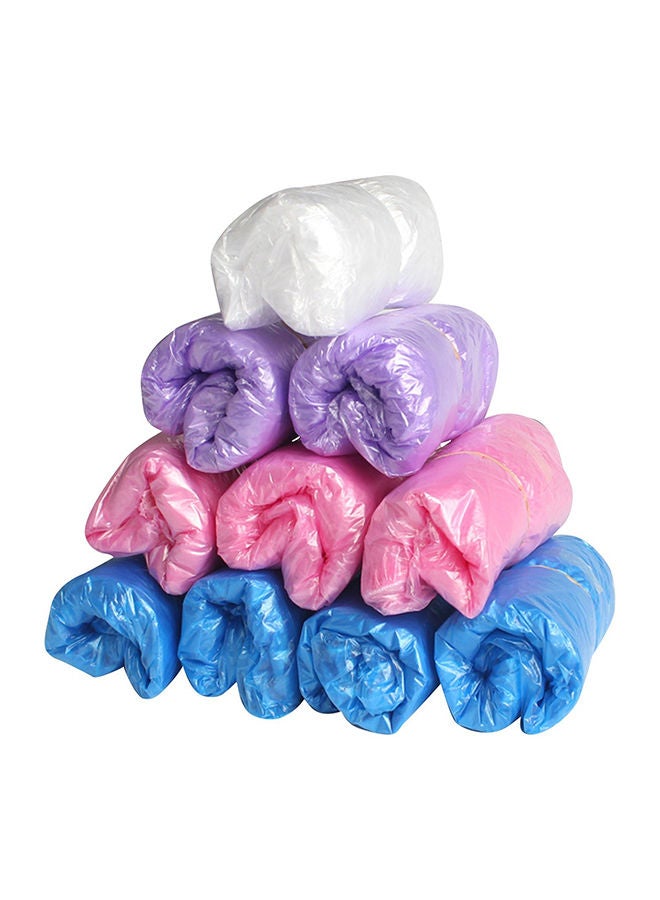 نيبمينينت غطاء حذاء مضاد للماء للاستخدام مرة واحدة من 100 قطعة متعدد الألوان 18سم - Image 1