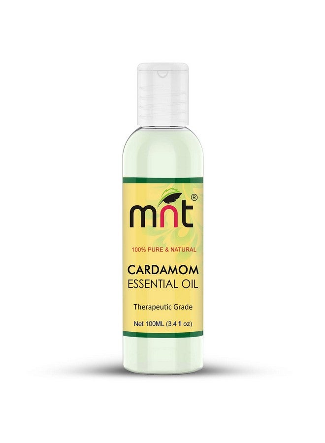 MNT Cardamom Essential Oil 100% Pure, Natural & Undiluted For Hair, Face, Skin & Body Care (100ML)