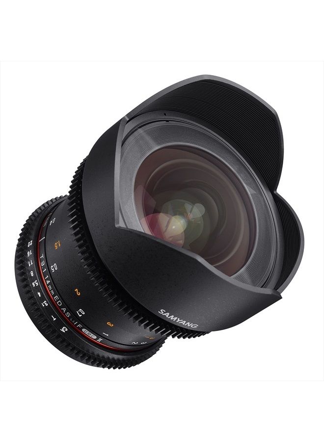 Samyang SYDS14M-N VDSLR II 14mm T3.1 Wide-Angle Cine Lens for Nikon (FX) Cameras - Image 2