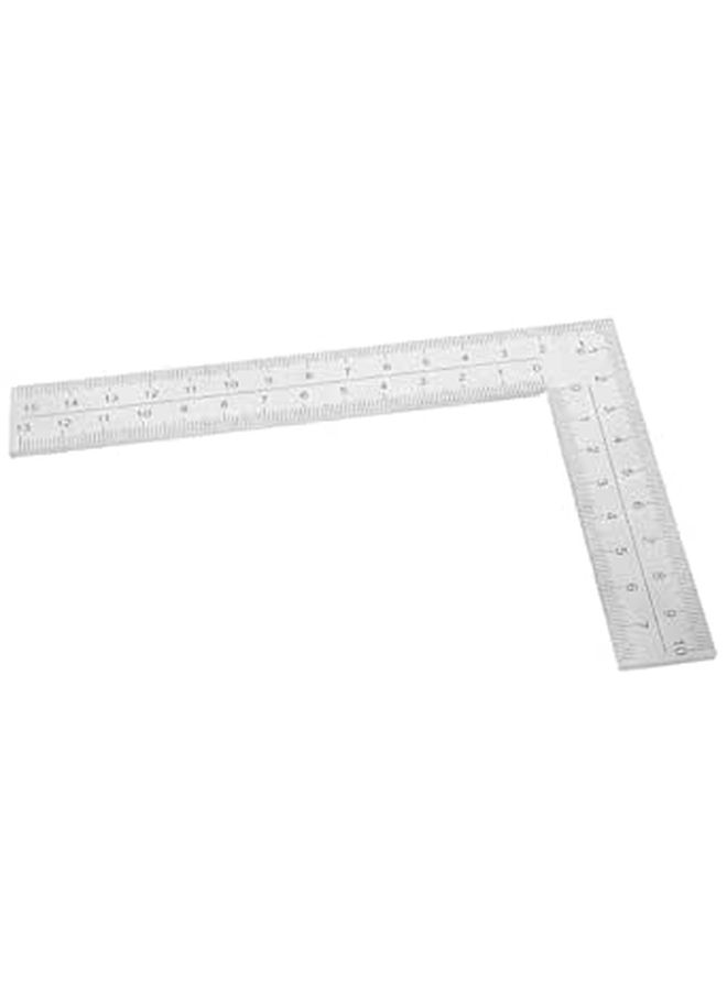 Stainless Steel L Shape Carpenter Ruler 150mm x 100mm Right Angle Measuring Square Woodworking Tool - Image 1