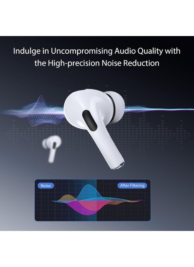 Phone Planet Bluetooth 5.4 wireless earbuds with touch screen control The earbuds feature an LCD touch screen and noise reduction technology for an exceptional listening experience and superior audio clarity  - Image 5