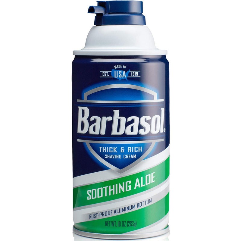 Barbasol Soothing Aloe Thick  Rich Shaving Cream 10 Oz 2 Pack