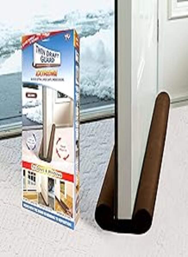 Generic Twin draft guard 60220-dna extreme for doors brown patented & trademarked, single