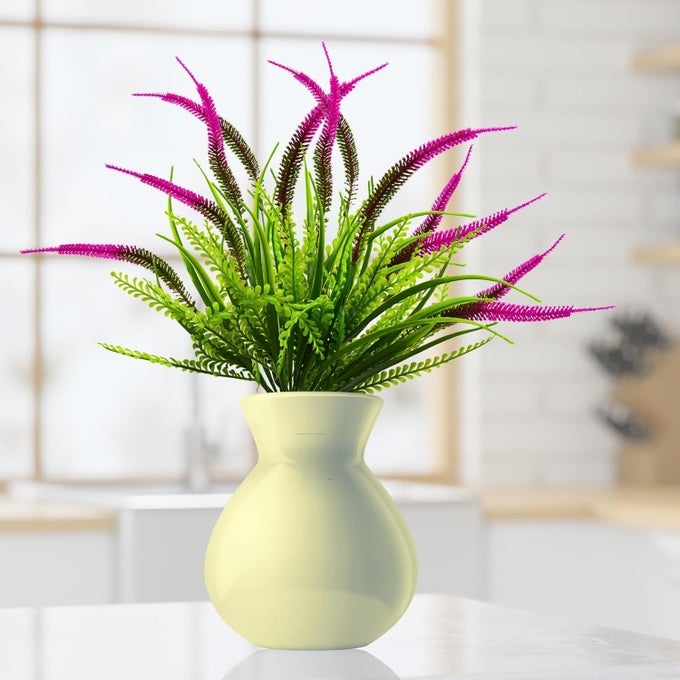 Artificial Plant Bunches Fern GrassPack of 2 40 cm for Home Decor Decorative Items vases Flowers