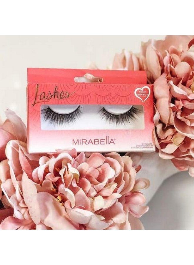 Mirabella Mink Effect Faux Lash Kit Eyelash Set & Adhesive - Image 4