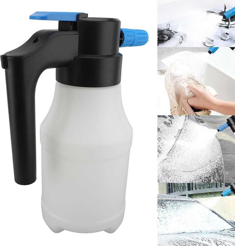 Electric Car Foam Sprayer 1.5L USB High Pressure Portable Snow Foam Cannon, 20 Minutes Runtime and 8 Bar Pressure - Image 2