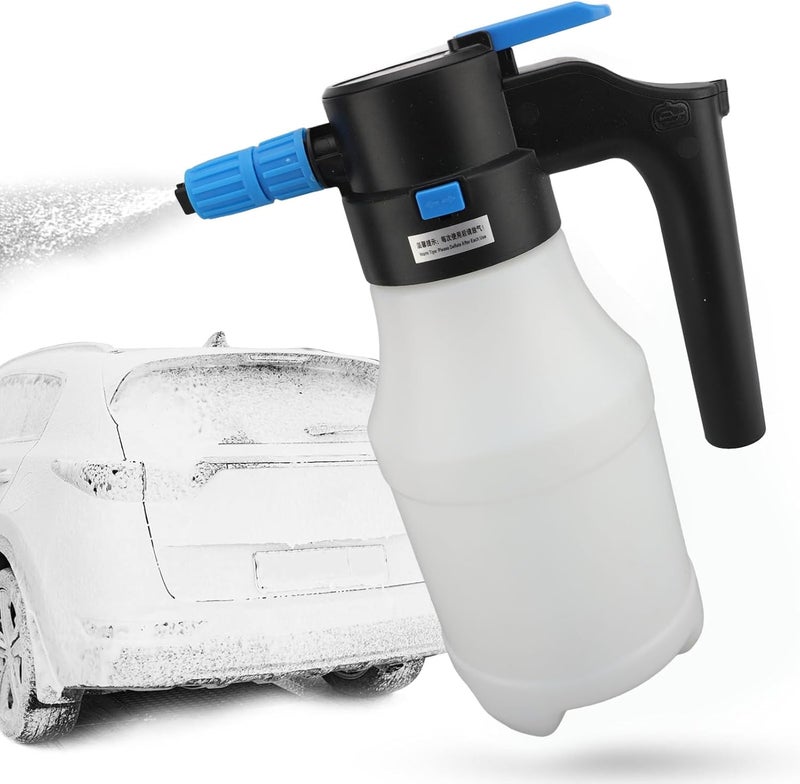 Electric Car Foam Sprayer 1.5L USB High Pressure Portable Snow Foam Cannon, 20 Minutes Runtime and 8 Bar Pressure - Image 4