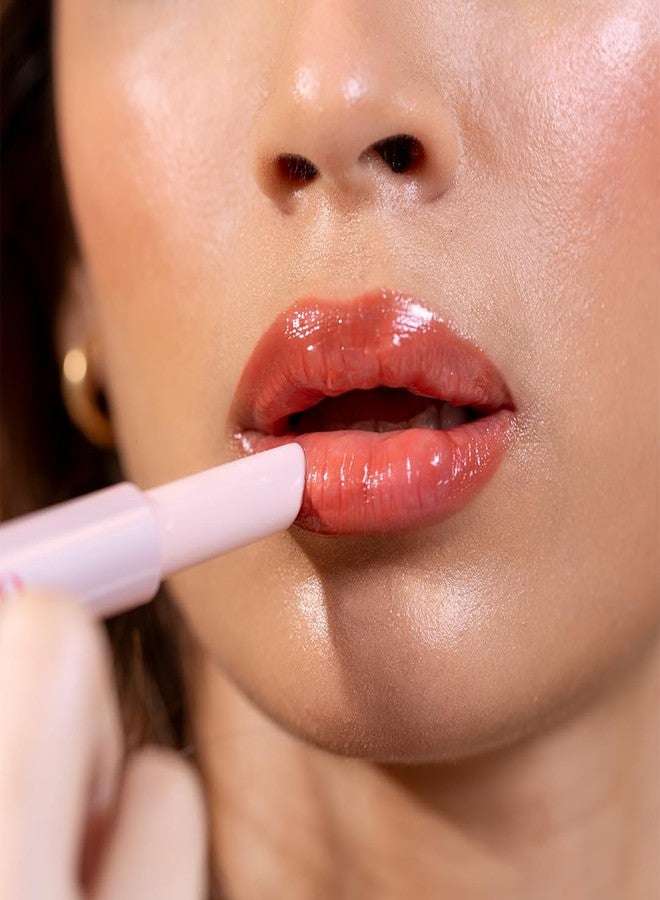 Gush Butter Balm -Glossy Tint Balm | 3-in-1 Plumping Lip Gloss Balm For High Shine | Hydrating | Long Lasting | Glass Shine | Non Drying 1.7g (Slay (Warm Peach)) - Image 2