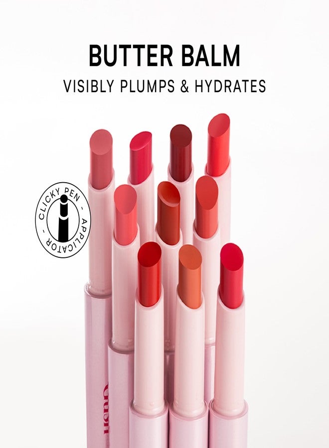 Gush Butter Balm -Glossy Tint Balm | 3-in-1 Plumping Lip Gloss Balm For High Shine | Hydrating | Long Lasting | Glass Shine | Non Drying 1.7g (Slay (Warm Peach)) - Image 4