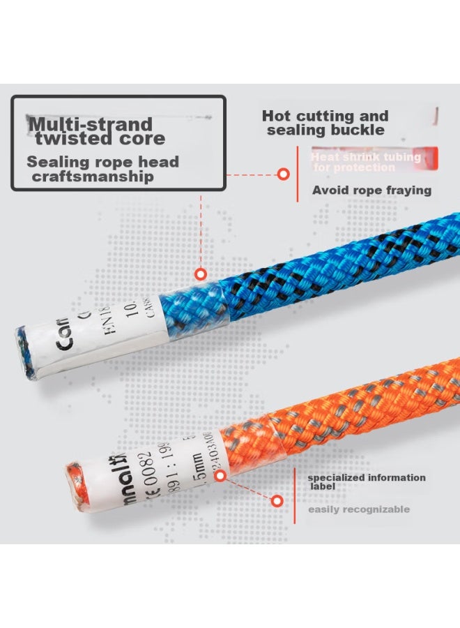 Canle Kanle Outdoor Climbing Rappelling Main Rope, Mountaineering Rope, Rock Climbing Rope, Rescue Rope, High-alude Work Rope, Safety Rope, Wear-resistant Rope - Image 2