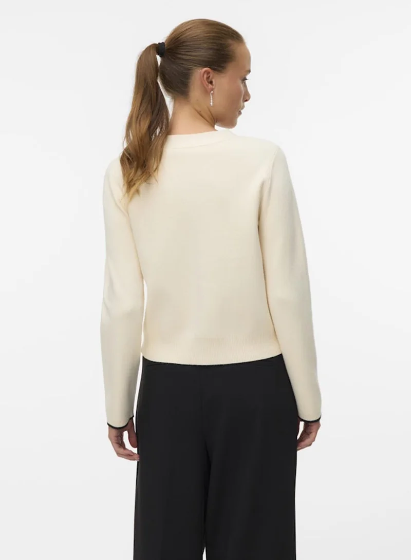 فيرو مودا Contrast Knit Cardigan