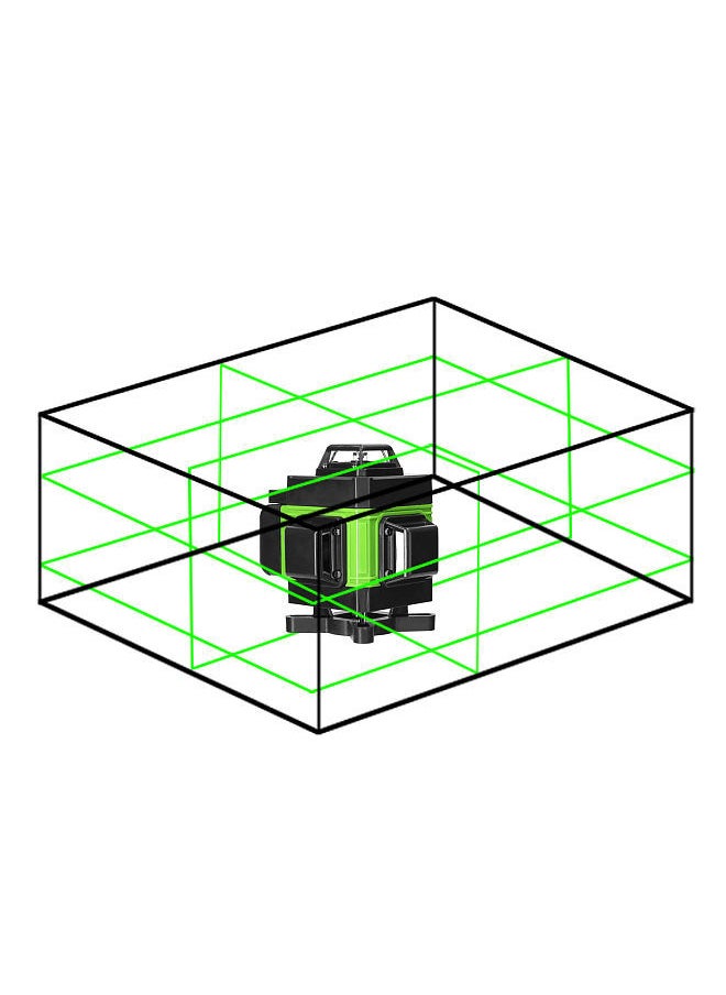 Lepmerk - Multifunctional 4D 16 Lines Laser Level 3° Self-leveling Machine USB Rechargeable Lithium Battery Leveling Tool with 1.2M 3-Heights Adjustable Alloy Extension Bar Tripod Stand - Image 1