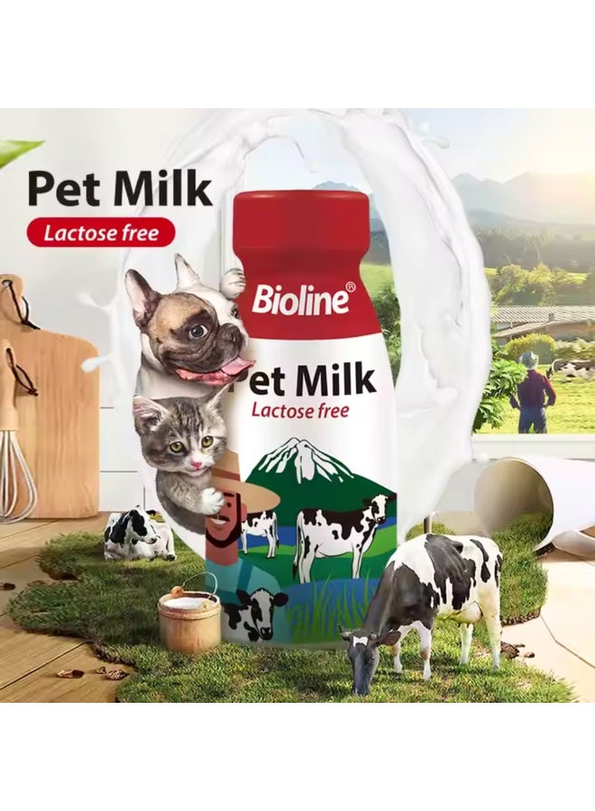 Bioline Pet Milk for Cats & Dogs 220ml x7 – Lactose Free - Image 2
