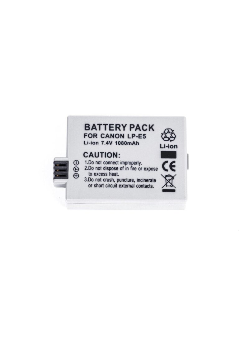 BESTON Beston LP-E5 Camera Battery (1080mAh, 7.4V) - Image 2