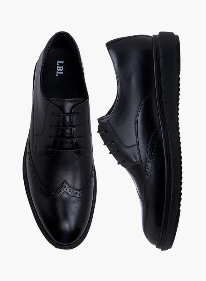 LBL by Shoexpress Cutout Detail Lace-Up Derby Shoes