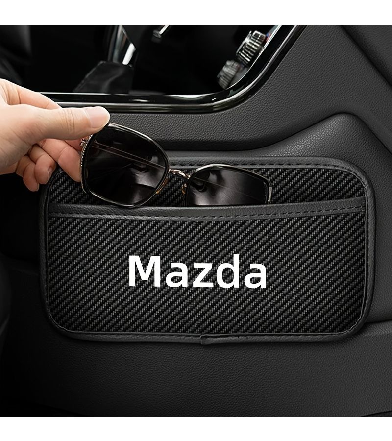 Mazda Car Organizer Storage Bag Waterproof PU Leather Dashboard Tray Multifunctional Holder 1pc - Image 5