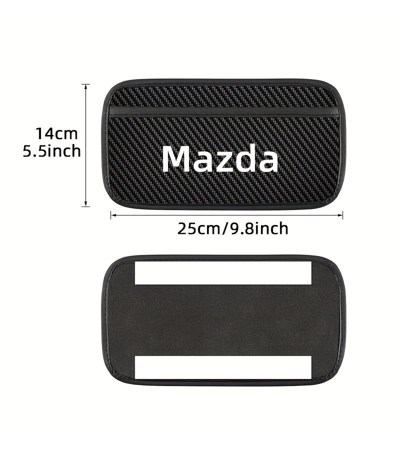 Mazda Car Organizer Storage Bag Waterproof PU Leather Dashboard Tray Multifunctional Holder 1pc - Image 2