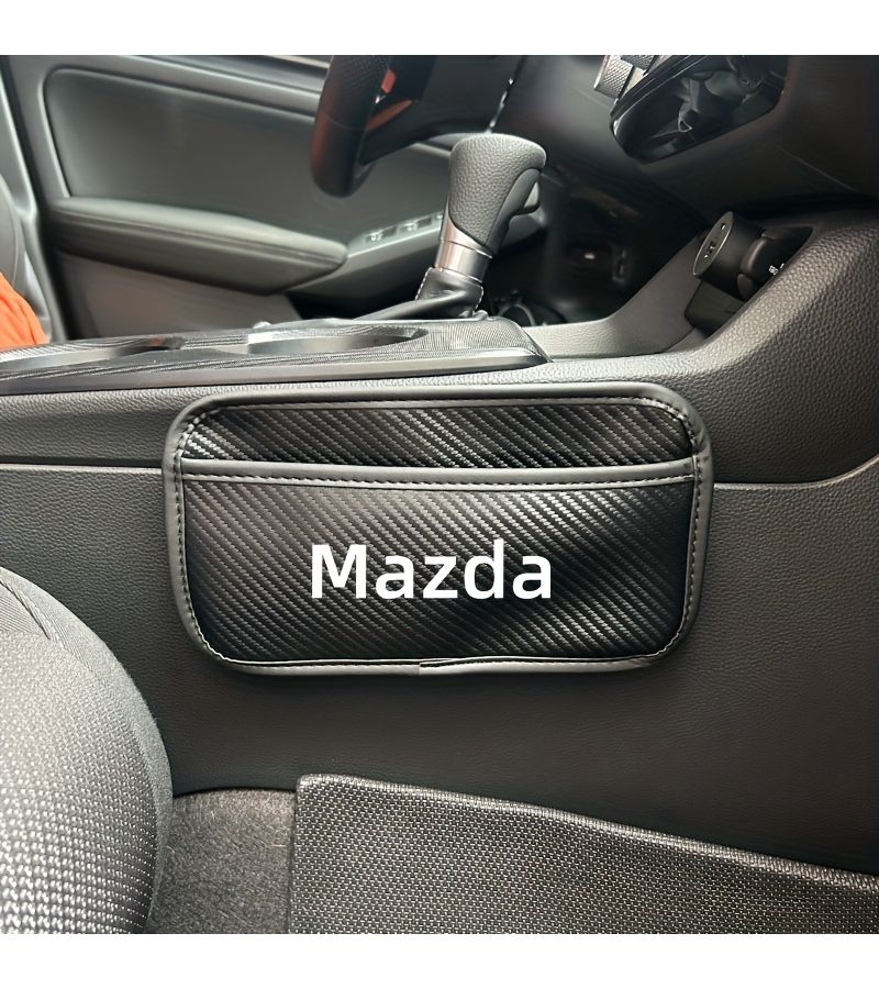 Mazda Car Organizer Storage Bag Waterproof PU Leather Dashboard Tray Multifunctional Holder 1pc - Image 3