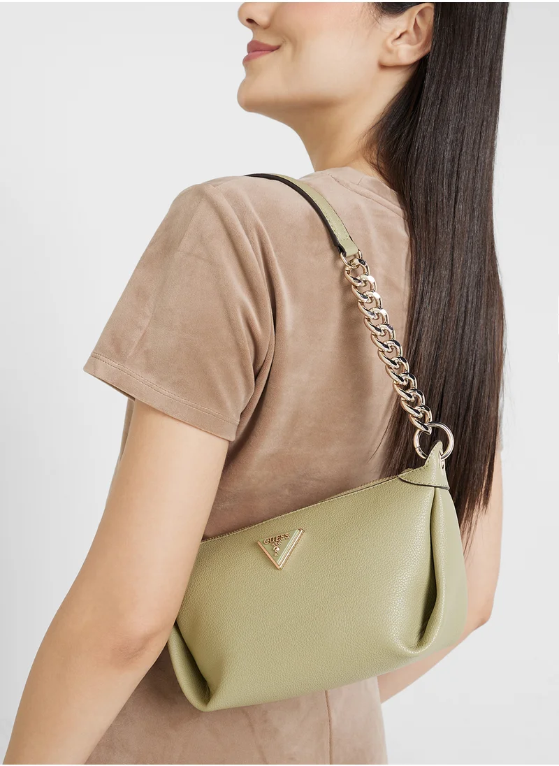 GUESS Meridian Top Zip Hobo Bag