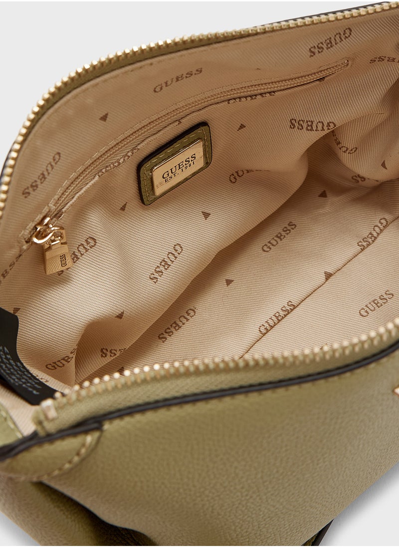 Meridian Top Zip Hobo Bag
