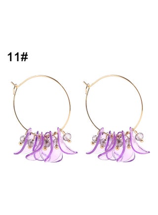 Flower Petal Tassel Hoop Earrings - pzsku/ZD7BAA074E352FB25B78DZ/45/_/1693485030/4ef05895-3796-4e54-84bb-829a88549b32