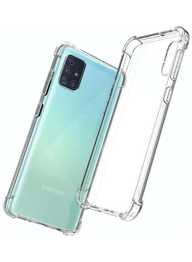 BORTONY View Shock-Proof Case Cover For Samsung Galaxy A51 Clear - Image 1