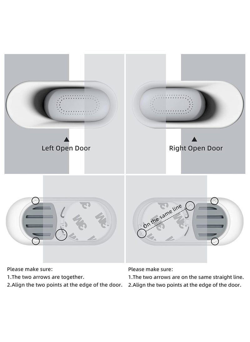 KASTWAVE - Door Finger Guard Child Finger Pinch Guard Self Adhesive Rotating Baby Anti-Pinch Child Safety Finger Door Guard Silicone Child Proof Door Finger Pinch Guard Door Stopper for Kid (1Pcs) - Image 1