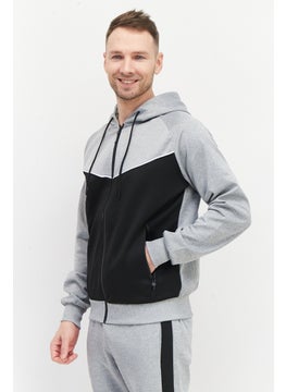 Men Sportswear Fit Two Tone Training Hoodie, Grey - pzsku/ZD7BADD6FB62242BDCBFDZ/45/_/1729779349/8bafed22-112a-4050-af76-21e60b209ebe