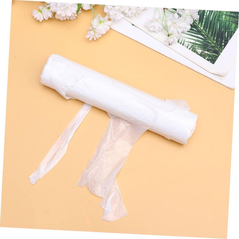 Alipis 2roll Disposable Apron for Hairdressing Dirt Cloak Sleeveless Cape for Salon Home and Kitchen Use Transparent Design Pack - Image 2