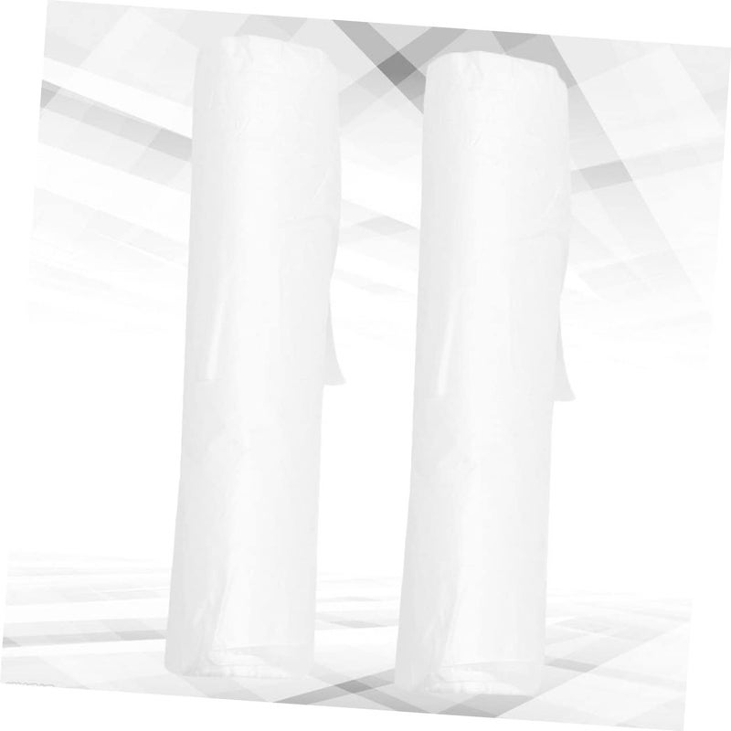 Alipis 2roll Disposable Apron for Hairdressing Dirt Cloak Sleeveless Cape for Salon Home and Kitchen Use Transparent Design Pack - Image 3