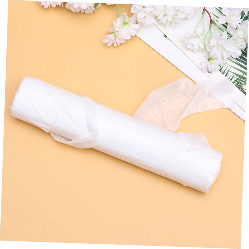 Alipis 2roll Disposable Apron for Hairdressing Dirt Cloak Sleeveless Cape for Salon Home and Kitchen Use Transparent Design Pack - Image 4