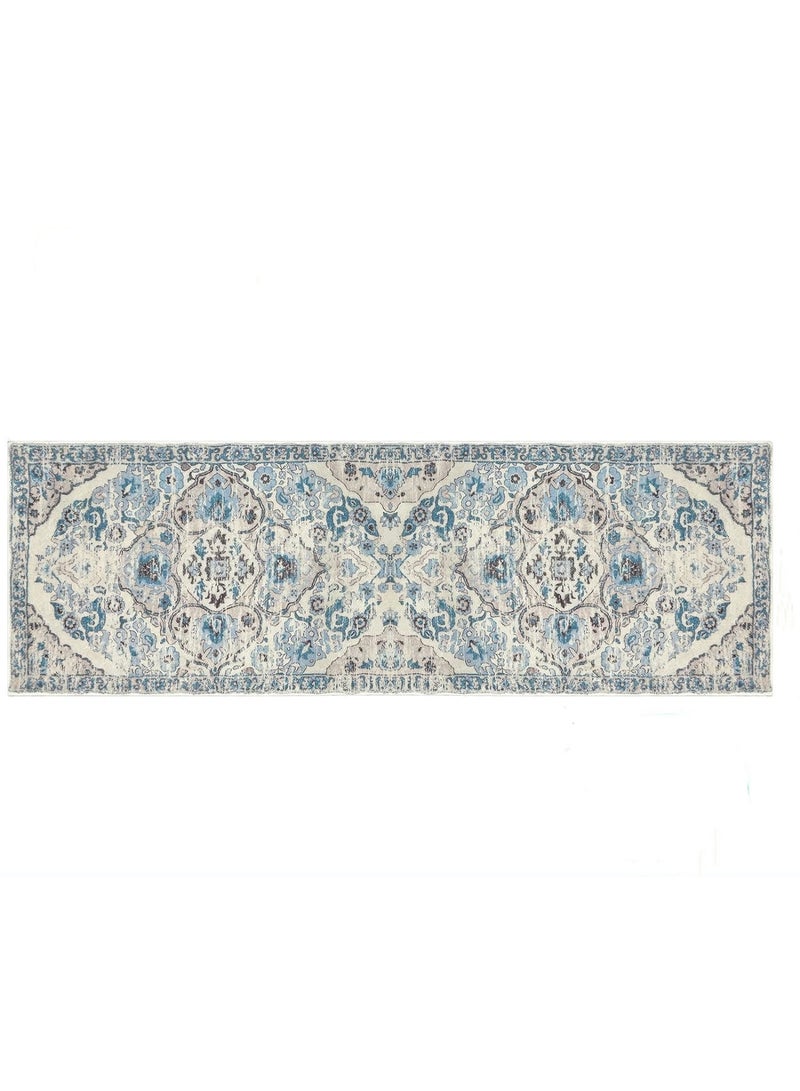 【Bohemian Vintage Rug】Non-Slip Hallway & Living Room Carpet | 60*180cm Anti-Wear Bedside Rug with Stain-Resistant Polyester | Easy Clean Home Decor Floor Mat - Image 1