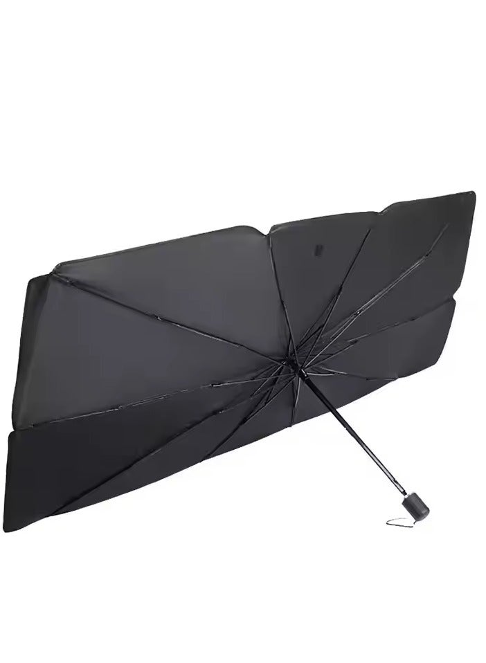 Foldable Car Sunshade Umbrella for Windshield | Heat-Blocking, UV Protection, Compact Design - Image 1