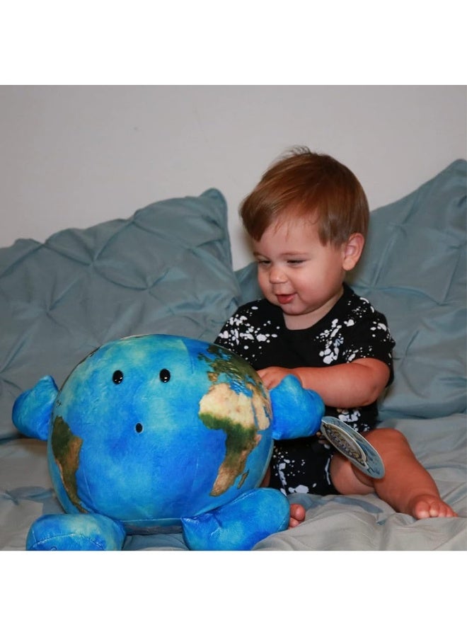 Celestial Buddies Our Precious Blue Planet Earth Buddy Science Space Solar System Educational Stuffed Plush Toy - Image 1