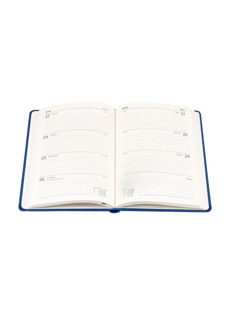 Collins - Collins Legacy 2025 Planner - A5 Week To View Diary - Grey- (CL53.55-25) - Professional Weekly Planner with Soft Touch Cover - Image 1