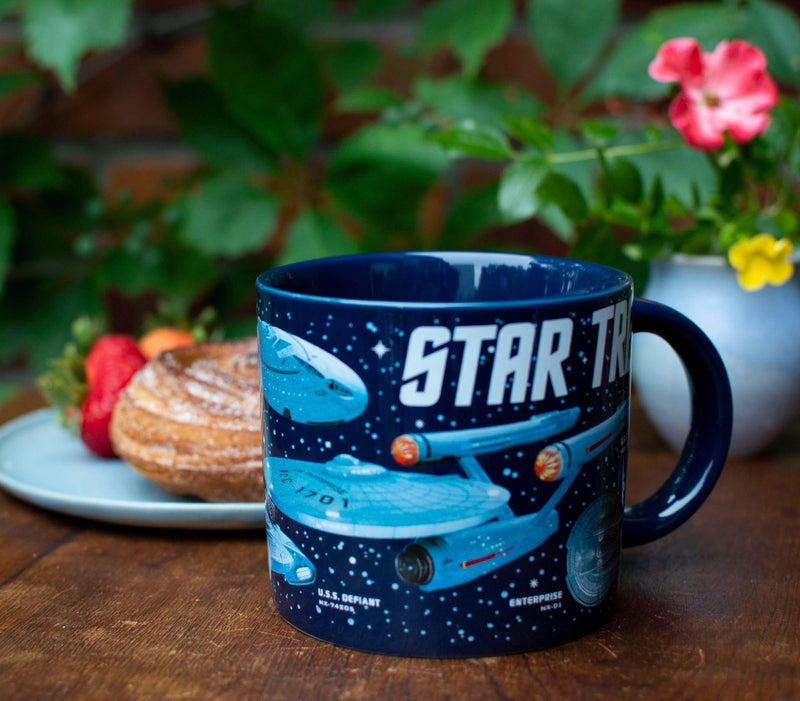 The Unemployed Philosophers Guild Starships of Star Trek Coffee Mug - Different Iconic Ships From Across the Ages - Comes in a Fun Gift Box, 14 oz - Image 5