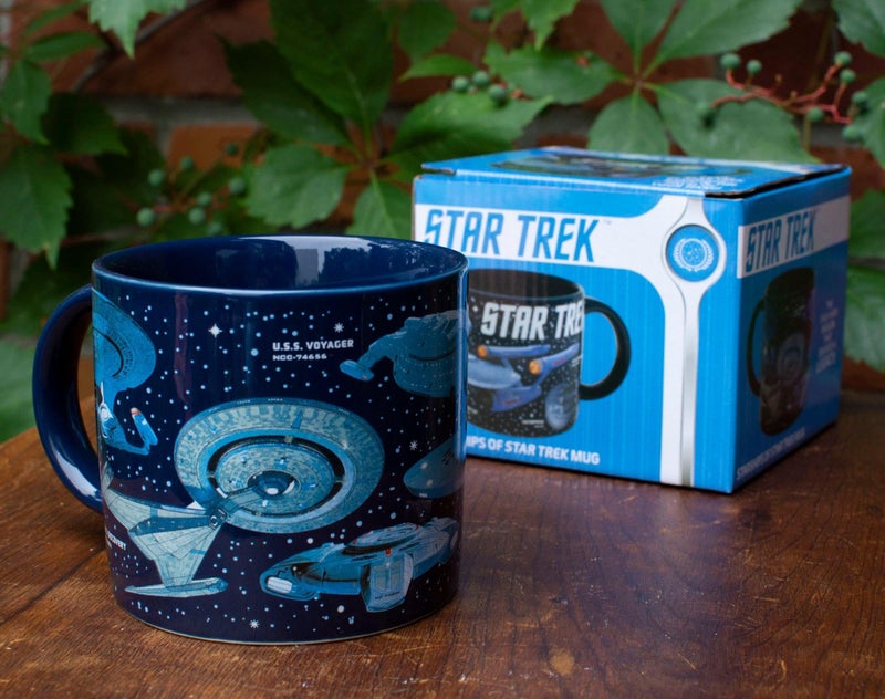 The Unemployed Philosophers Guild Starships of Star Trek Coffee Mug - Different Iconic Ships From Across the Ages - Comes in a Fun Gift Box, 14 oz - Image 4