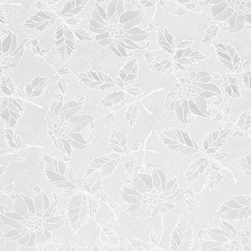 d-c-fix 346-0464 Self-Adhesive Privacy Glass Window Film, Perennial/Damast, 17" x 78" Roll - Image 1