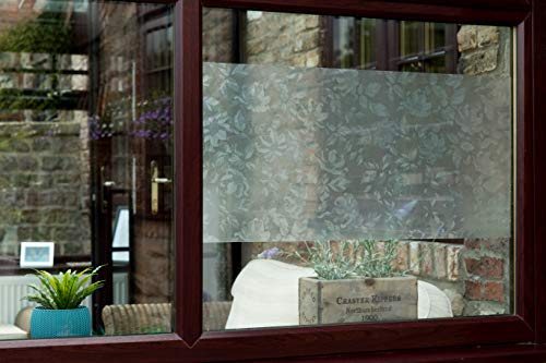 d-c-fix 346-0464 Self-Adhesive Privacy Glass Window Film, Perennial/Damast, 17" x 78" Roll - Image 3