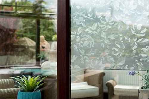 d-c-fix 346-0464 Self-Adhesive Privacy Glass Window Film, Perennial/Damast, 17" x 78" Roll - Image 5