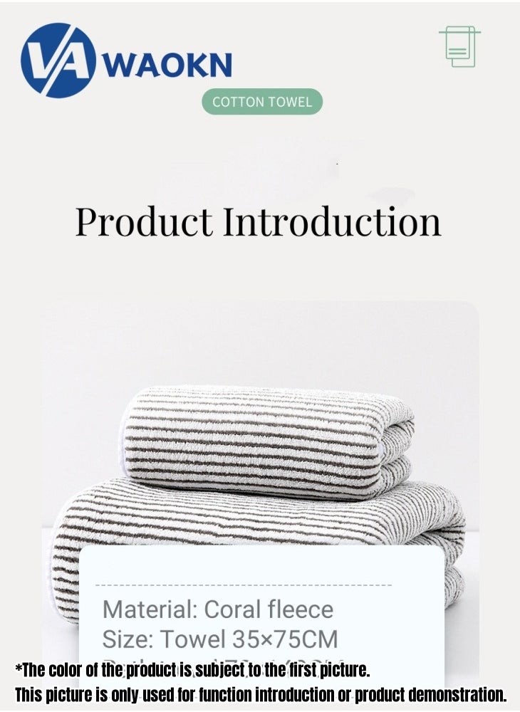 WAOKN - 1 towel + 1 bath towel Shower Wrap Towel Body Towel Quickly Drying Home Bath Towel Shower Towel Wrap for Party Travel Shower Sauna Bathroom - Image 1