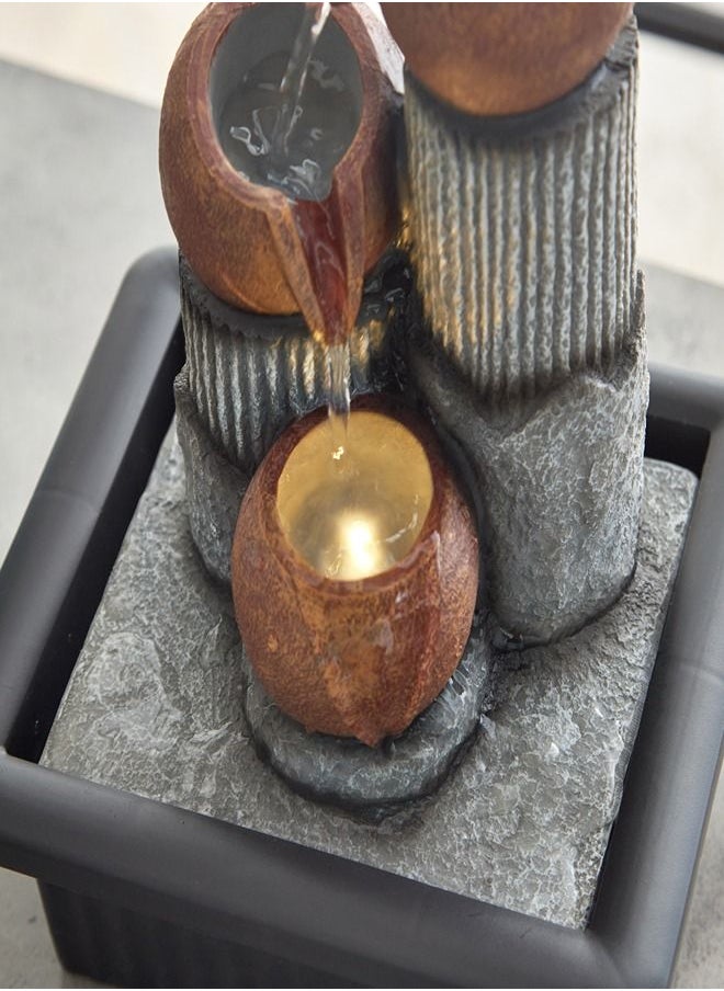 Home Box Albane Fountain With Head Light 21x25x17 cm  - Image 4