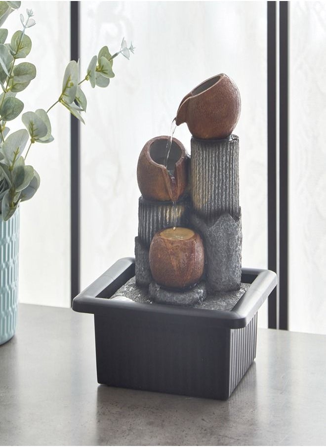Home Box Albane Fountain With Head Light 21x25x17 cm  - Image 2