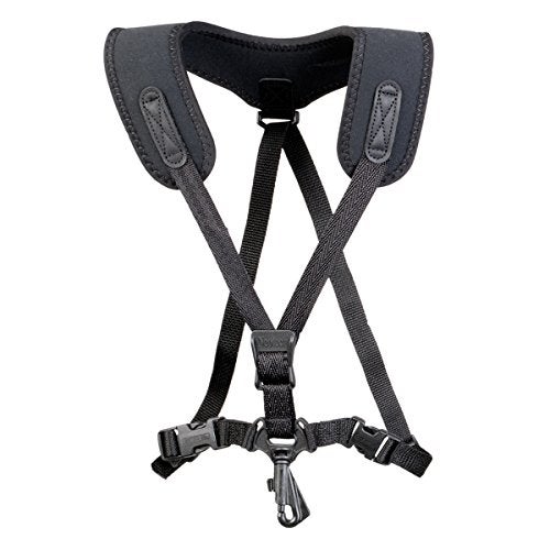 Neo Tech Neotech Super Harness - Junior - Swivel Hook - Saxophone Strap – Adjustable Strap for Bass Clarinet Harness, Saxophone Accessories, Black - Made in USA - Image 1